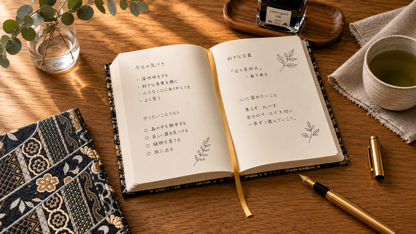 縱縞流水・黑（另一視角）